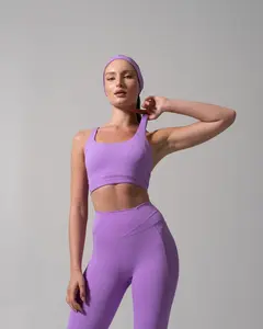 Airbrush Sports Bra - Frosted Taffy Workout Bra
