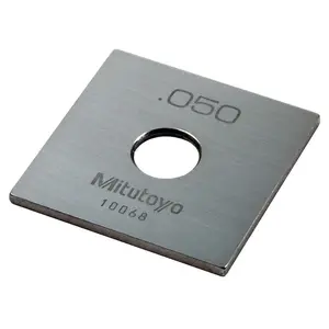 Mitutoyo 614105-531 0.05 in. Square Steel ASME Grade 0 Gage Block Tool, Ideal for Flat Surface Measurement