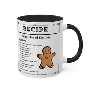 Gingerbread Cookie Recipe Mug from The Recipe Mug Collection