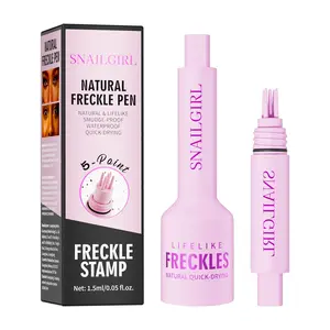 Realistic Freckle Stamp with 5 Sharp Tips, Natural Dot Application, Quick Makeup, Creative Beauty Trend, Perfect for Photography, Picnics, Summer Dates