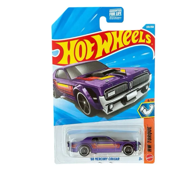 Hot Wheels ‘68 Mercury Cougar Purple 1:64 Diecast Car