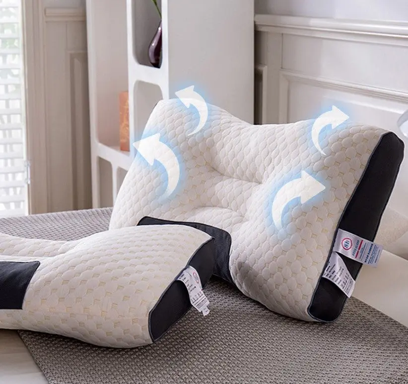 Korean Cervical Neck Pillow: Orthopedic Memory Foam