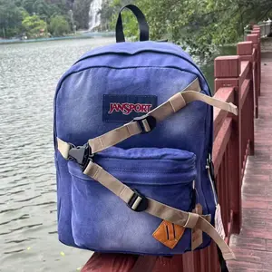 JANSPORT Backpack Extraordinary Spider-Man Denim Fashion Backpack College Style Unisex Student School Bag