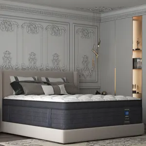 12inch Twin Full Queen King Hybrid Spring Mattress in a Box Medium Firm Pressure Relief Spine Soothing for All Ages Premium Memory Foam