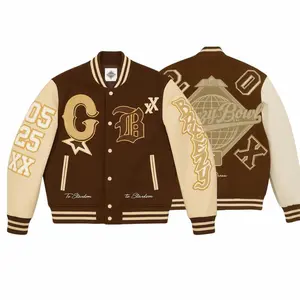 Breezy Bowl Tour 2025 Varsity Bomber Baseball Jacket, Hip Hop Concert Music Fan Streetwear Festival Outfit