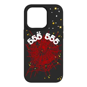 Black Sp5der Phone Case, 555 sp5der Phone Case, Tough Case, iPhone 15 14 13 12 11 Pro Max Case iPhone 13 12 mini Case iPhone XS Max XR Case iPhone 7 8 15 14 Plus iPhone SE Case