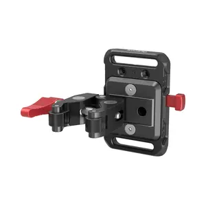SmallRig Mini V Mount Battery Plate, V-Lock Mount Battery Plate with Crab-Shaped Clamp for Camera Power Supply - 2989