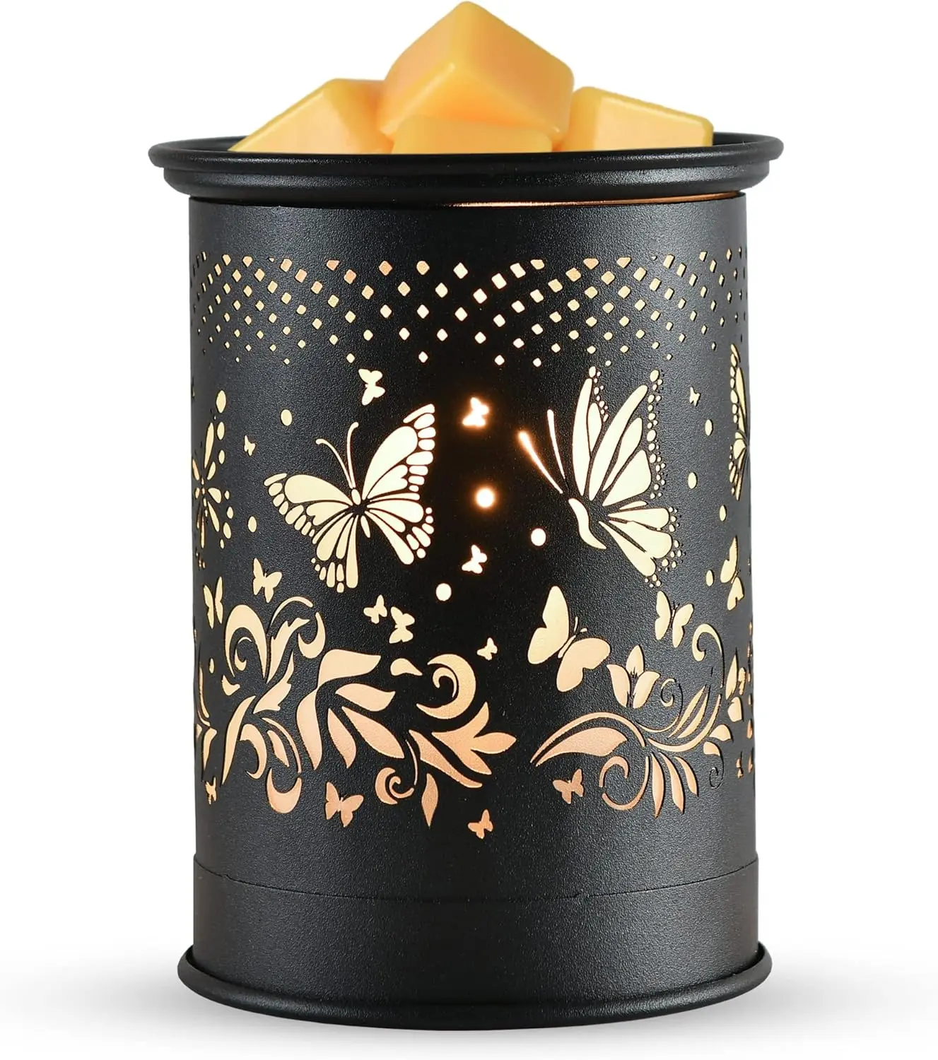 Metal Wax Warmer,Wax melt Warmer,Candle Wax Burner, Electirc Wax Melt Warmer Candle Melter as Gifts for Moms Grandma Women Girls(Butterfly)