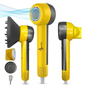 Latest 2025 Ionic Hair Dryer with Diffuser – Compact, Lightweight & Quiet, 600 million Ions for Shine, Fast Professional dry, Perfect for Curly & All Hair Types, Travel & Salon blowdryer, Women & Men