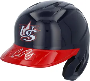 Cal Raleigh USA Baseball Autographed 2026 World Baseball Classic USA Baseball Logo Batting Helmet - Fanatics Authentic Certified