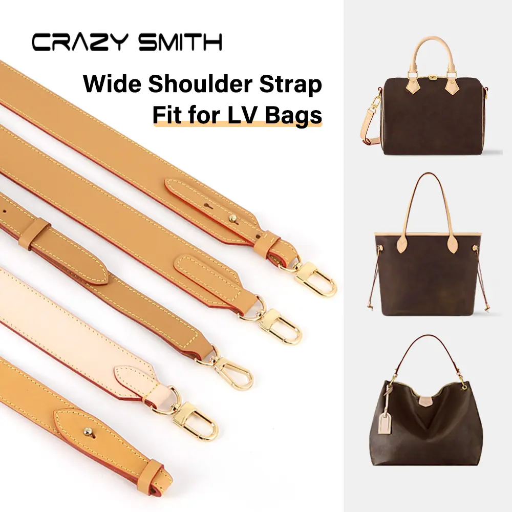 Genuine Leather Bag Strap Shoulder 24K Gold Straps Replacement Adjustable Long Belts Crossbody for Women & Girls Bag Accessories