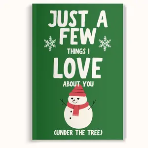 Just A Few Things I Love About You (Under The Tree) - Fill In The Blank Gift by LARKINROAD Sentimental Christmas Gift and Stocking Stuffer Girlfriend Wife