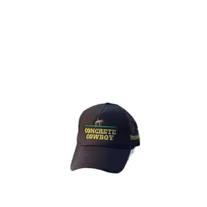 Faithnsound+Concrete Cowboy- Brown trucker hat   One size fits all