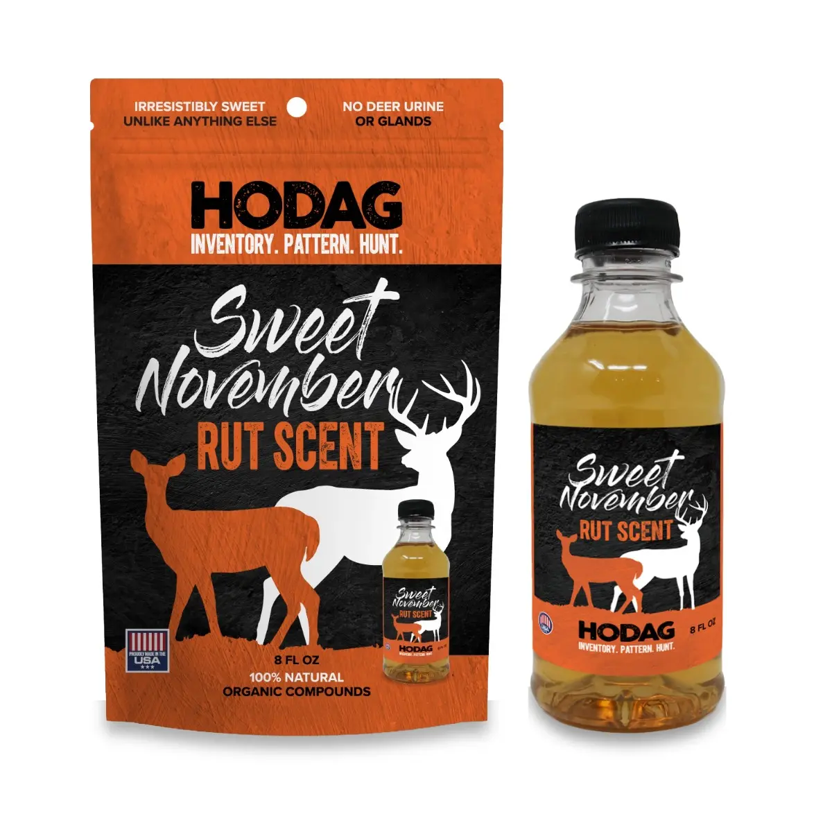 HODAG Sweet November Rut Scent - Whitetail Deer Buck Attractant & Lure - Hunting Bowhunting Accessory for Effective Mock Scrapes - Trigger Activity Near Trail Cameras & Stands
