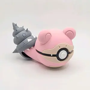 N3D Slowbro Themed Pokeball - Fun Design for Pokemon Fans and Collectors