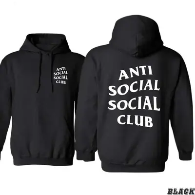 Anti Social Social Club Black Hoodie TikTok Shop