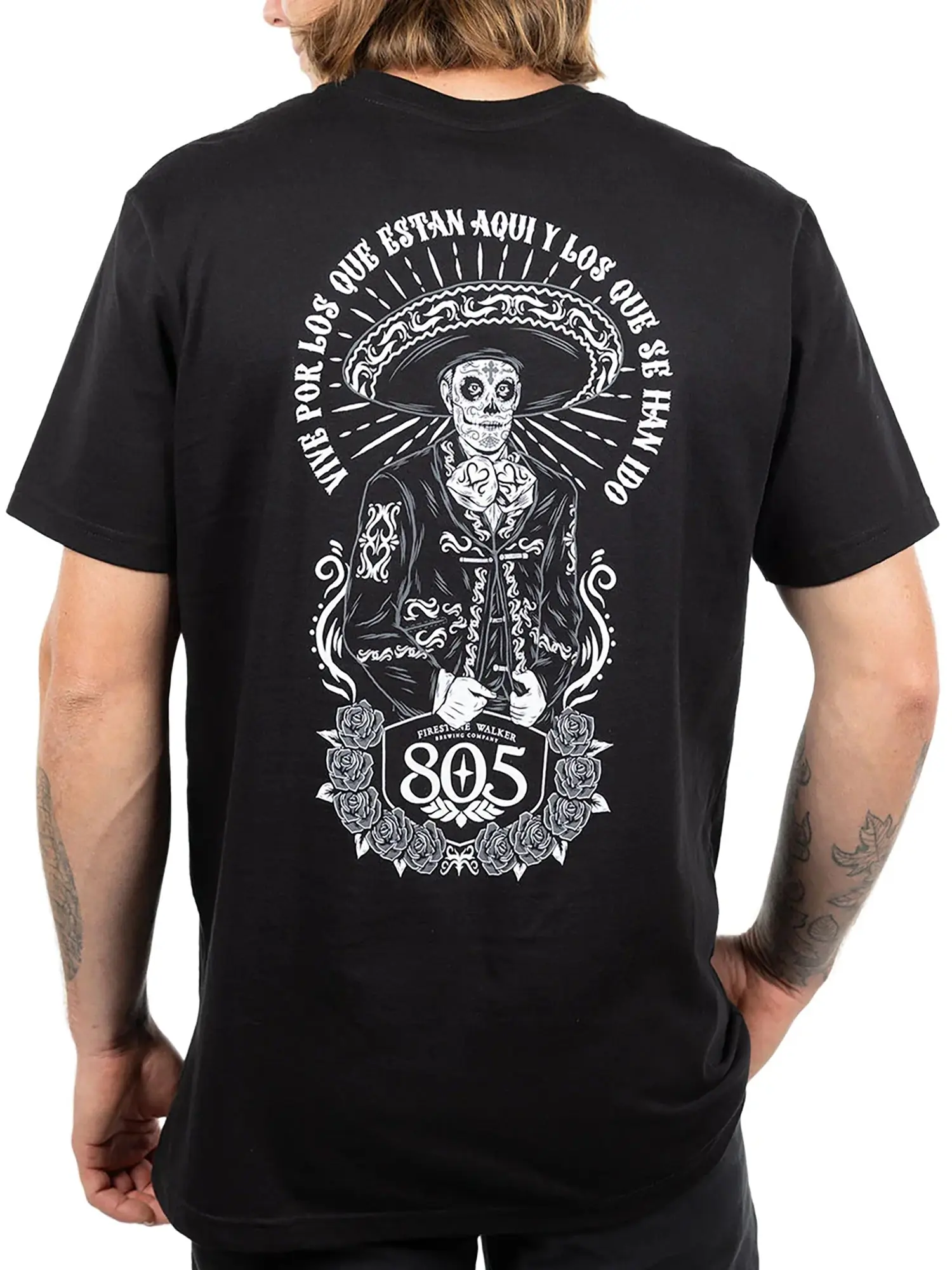 Fasthouse Men's 805 Premier Vive Por SS Tee - Black
