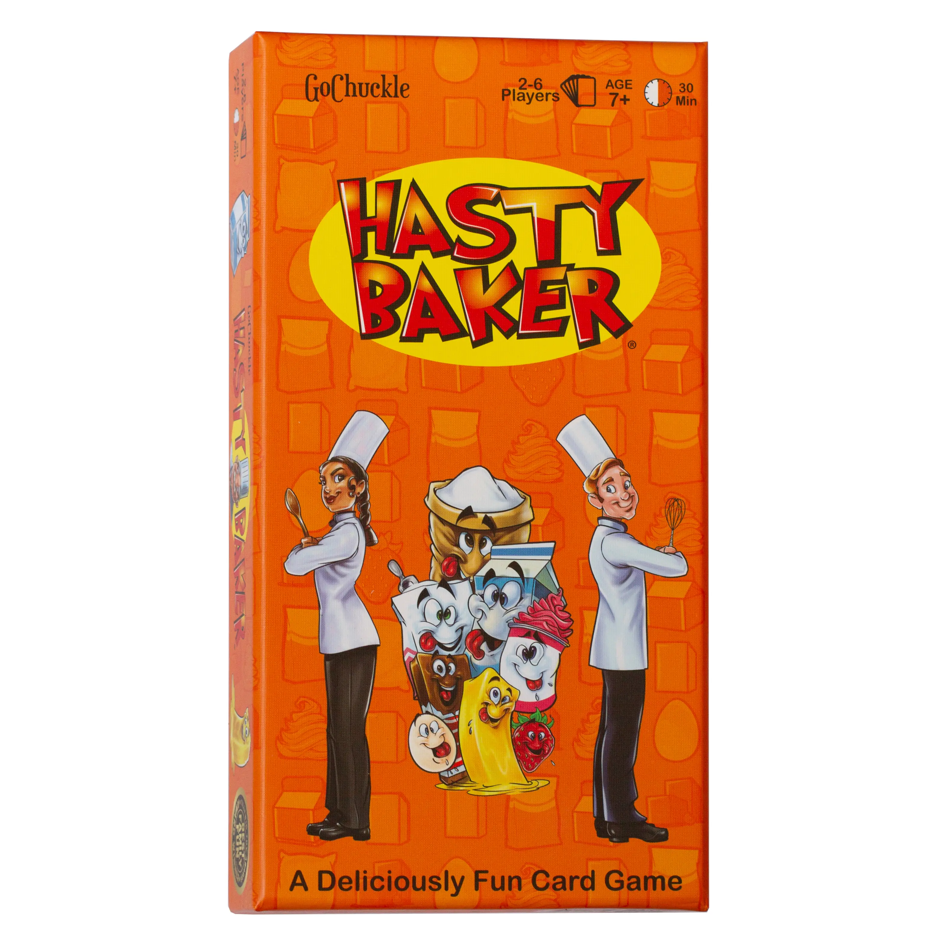 GoChuckle Hasty Baker Family Card Game - A Race to Collect Ingredients & Complete Recipes for Ages 7+ 2-6 Players Award-Winning Baking-Themed Fun Game