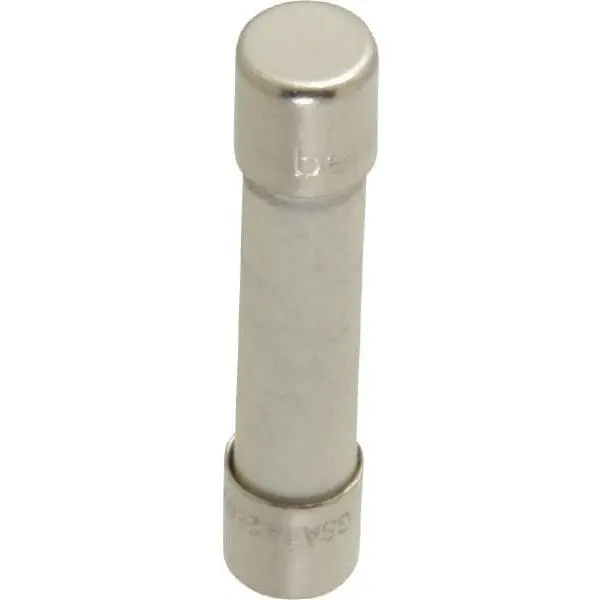 Ferraz Shawmut 250 VAC, 1 Amp, Time Delay Miniature Ceramic Fuse Clip Mount, 1-1/4" OAL, 1/4" Diam GSA1-MSC
