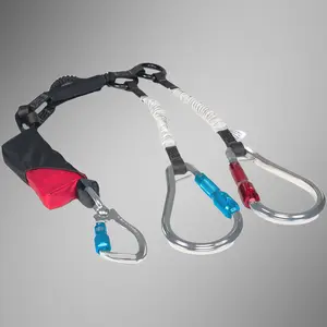 Hot Shot Force Deux Twin-Leg Lanyard Dual-Class Premium Fall Protection with Foot-Level