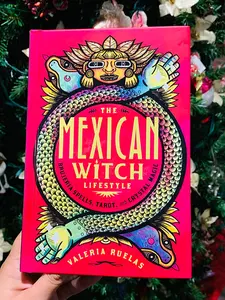 Mexican Witch Lifestyle Expert Guide Hardcover Book: Brujeria Spells, Tarot, and Crystal Magic