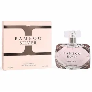 Bamboo Silver Eau De Parfum 100ml/3.4fl.oz Spray Perfume for Women - Woody Floral Fragrance with Citrus Notes & Elegant Scent
