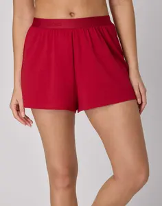 Hanes Originals Women's Supersoft Comfywear Sleep Shorts 3.25" Inseam Pants Only Comfortable Fit Soft Stretch Fabric Breathable Hlt207 Womenswear Elastic Nightwear Loungewear