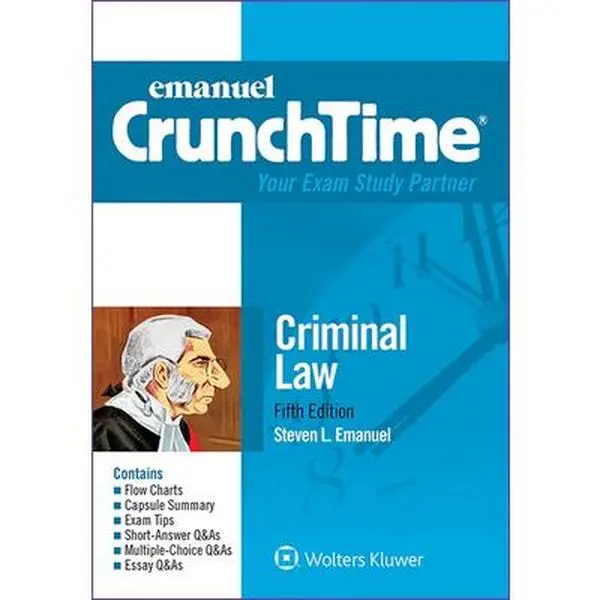 USED Book - Emanuel Crunchtime for Criminal Law by Emanuel, Steven L. (Paperback) - english