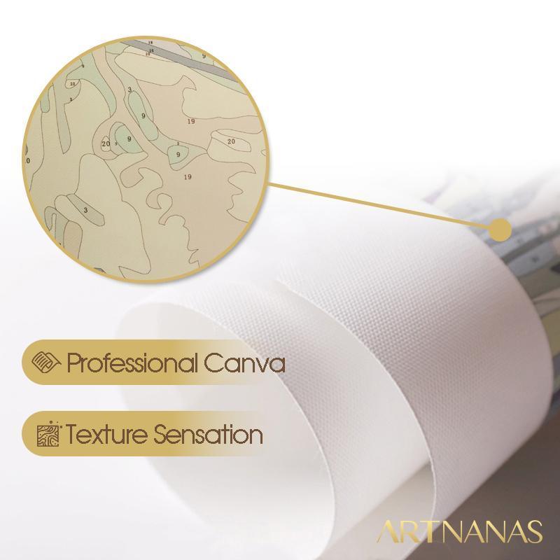 DIY Malen nach Zahlen Set-"Lesegorilla"