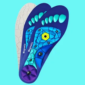 Pressure Massage Insole, Acupoint Massage Insole, Comfortable Support Foot Massage,  Men'S And Women'S Comfortable Massage InsolesSweat Absorbing,Breathable, Men'S And Women'S Flat Foot Insoles, Meridian Unobstructed Insoles
