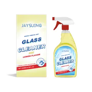 Jaysuing Lemon Flavored Glass Decontaminating cleaner Cleans glass stains Dust and descaling household cleaner