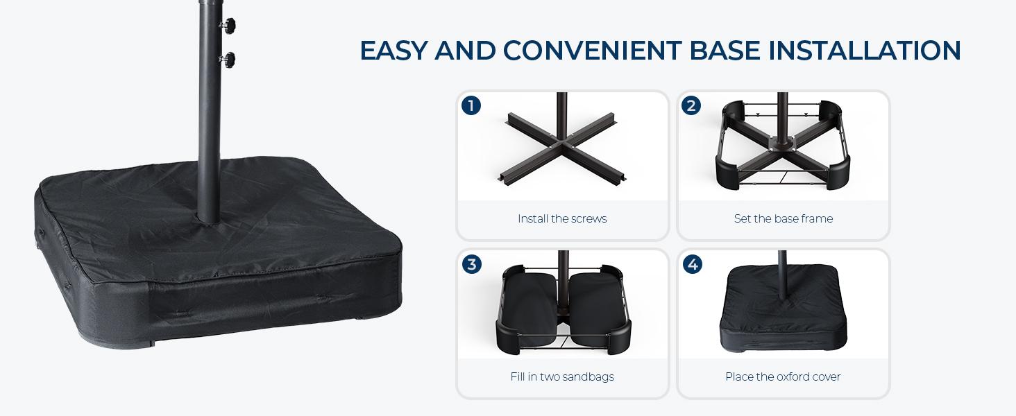 【Oversized】13FT/15FT Large Patio Umbrellas with Base Included, Outdoor Double-Sided Rectangle Market Umbrella with Crank Handle, Oversized Umbrella for Deck, Pool, Backyard Beige Heavy Duty Canopy Uv Resistant Canopy Sunshade Canopy