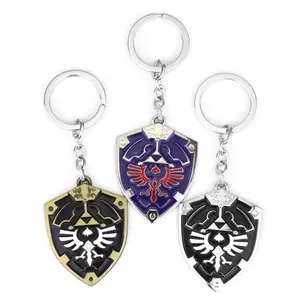 Legend of Zelda Metal Alloy Shield Keychain