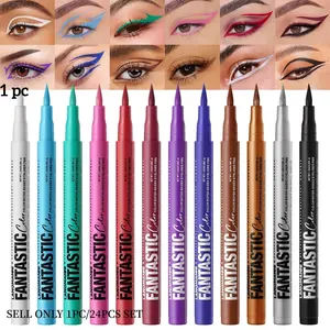 Waterproof Eyeliner Pen, 1 Count Long Lasting Eyeliner, Quick Drying Eyeliner Pen, Professional Daily Makeup Accessories, Cosmetic