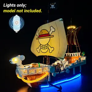 LYBMTWF LED Lighting Kit for LEGO 75639 One Piece Pirate Ship — DIY Light Upgrade & Modification Kit | Fun Accessory Designed for Anime Fans | An Excellent Birthday Gift Choice (Model Not Included)