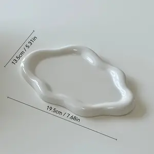 Cloud Tray is a popular desktop accessory, a high-quality finished product Organiser for displaying jewelry, decorative storage, and photography props, Durable Plastic Organizers
