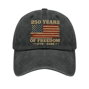 USA 250th Anniversary Embroidered Hat, 250 Years Of Freedom Patriotic Cap, 1776–2026 America Semiquincentennial Hat, Vintage USA Flag Dad Hat, Independence Celebration Gift