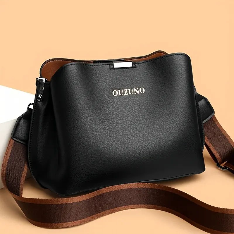 Women's Casual Tote Bag, Fashion Underarm Shoulder Bag, Soft Leather Large Capacity Crossbody Handbag, Stylish and Practical