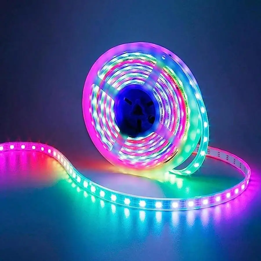 LED Strip Light, RGB Color Changing LED Light Strip, Flexible LED Strip Light for Home Room Decor TV Party Decor, Dimmable Led Lights, Dimmable RGB Stripe, Led Ambient Light, LED Lighting, LED Decoration, Led Lighted, Led Lit