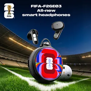 2026 FIFA F26E03 World Cup Wireless Bluetooth 6.0 Headphones — HD call function,Ultra-long battery life,Built-in microphone; Waterproof,Ideal for office work,Sports,and multimedia entertainment