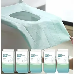 20/30Pack Disposable Toilet Seat Covers, Waterproof 16x24in Non-Slip Individually Wrapped Toilet Lid Cover Hygiene Essentials for Bathroom Use