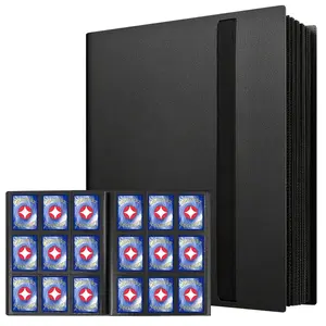 9 Pocket Trading Card Binder, 1 Count 20 Pages Side Loading Card Book, Soccer Basketball Cards, Sports Hockey Card Collector, Holds 360 Cards