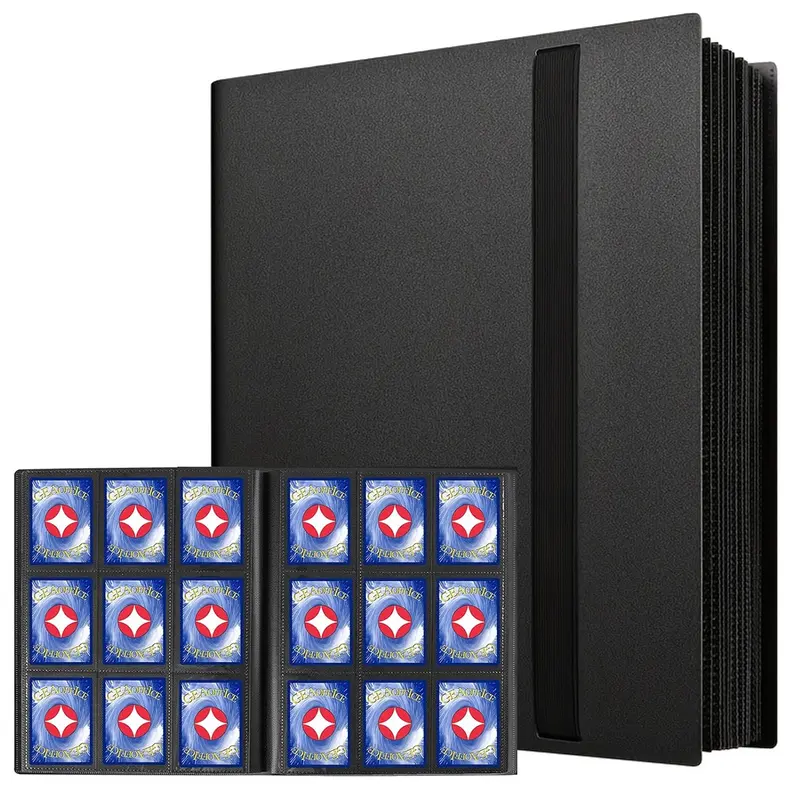 card binder book Amazon.com: Trading Card Binder, Card Binder Album Folder Book Fit for MTG  Baseball Football Sports Cards, Easy to Use Card Collection Binder (Blue,  432 Pockets) : Toys & Games