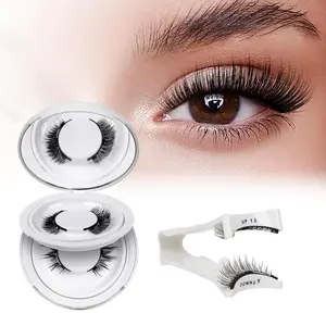 Magnetic Eyelashes Natural Look, 2 Pair Reusable Magnetic Eyelashes with Applicator, No Glue Needed Magnetic Eyelashes Magnetic Lashes Kit, Easy to Wear and Remove(Magnetic Eyelashes-B+C)