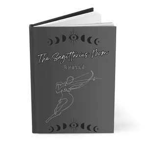 "The Sagittarius Mom Journal" Hardcover Matte Zodiac Journal | Blank Lined Notebook | Journal for Moms | Gifts for Moms | Sagittarius Zodiac Woman, Constellation