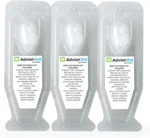 Syngenta Advion Ant Gel Station Insecticide, Ready-to-Use Gel Bait with The Active Ingredient Indoxacarb, Ant Bait for Use Indoor and Outdoor, 1 Box (3 Total Stations)