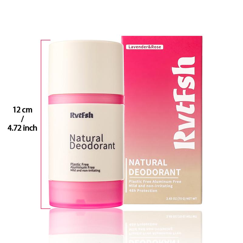 RVTFSH Deodorant | ExtraStrength Natural Deodorant for Women& Men | Aluminum Free Lavender & Rose 2.65 0z. Body Care Cosmetic Secret Deodorant