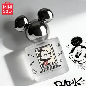 Disney*MINISO  Mickey Perfume 1.69 Ounces/50ml Graffiti Mickey Design, Mainly Fruity, Fresh But Not Sweet, Perfect Valentine's Day Gift for Partners And Best Friends, Women's Perfume
