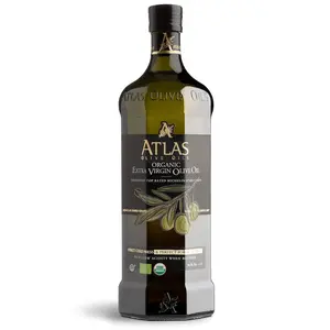 Atlas 1 LT Cold Press Extra Virgin Olive Oil, Moroccan Organic EVOO High Polyphenol Single Farm