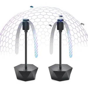 Fly Bug Fans for Food Tables, Fly Control Spinner Table Top Keep Flies Away from Patio Picnic Party Restaurant Kitchen Camping and BBQ
